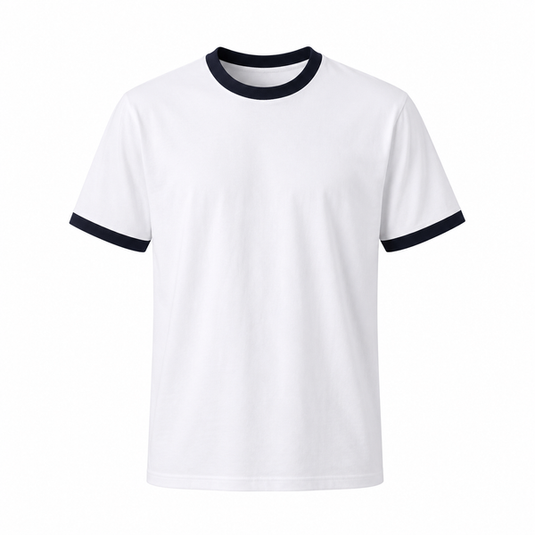 Classic White Ringer Tee