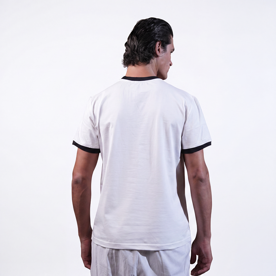 Classic White Ringer Tee