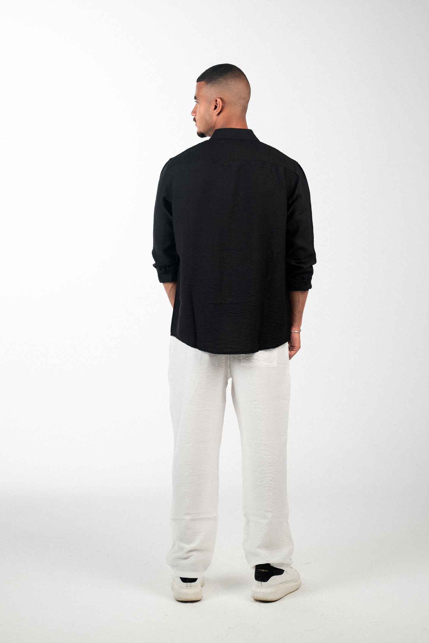 Linen Black Shirt