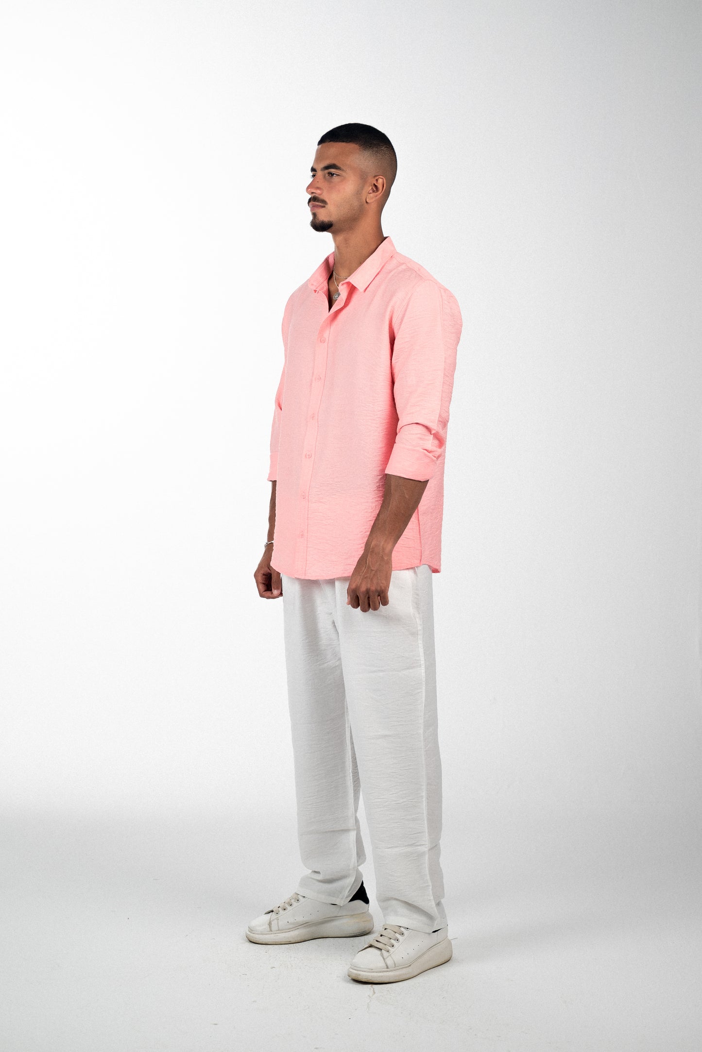Linen Pink Shirt