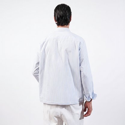 The Boxy Blue Stripe Shirt