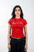 Red Born To Die Baby Tee