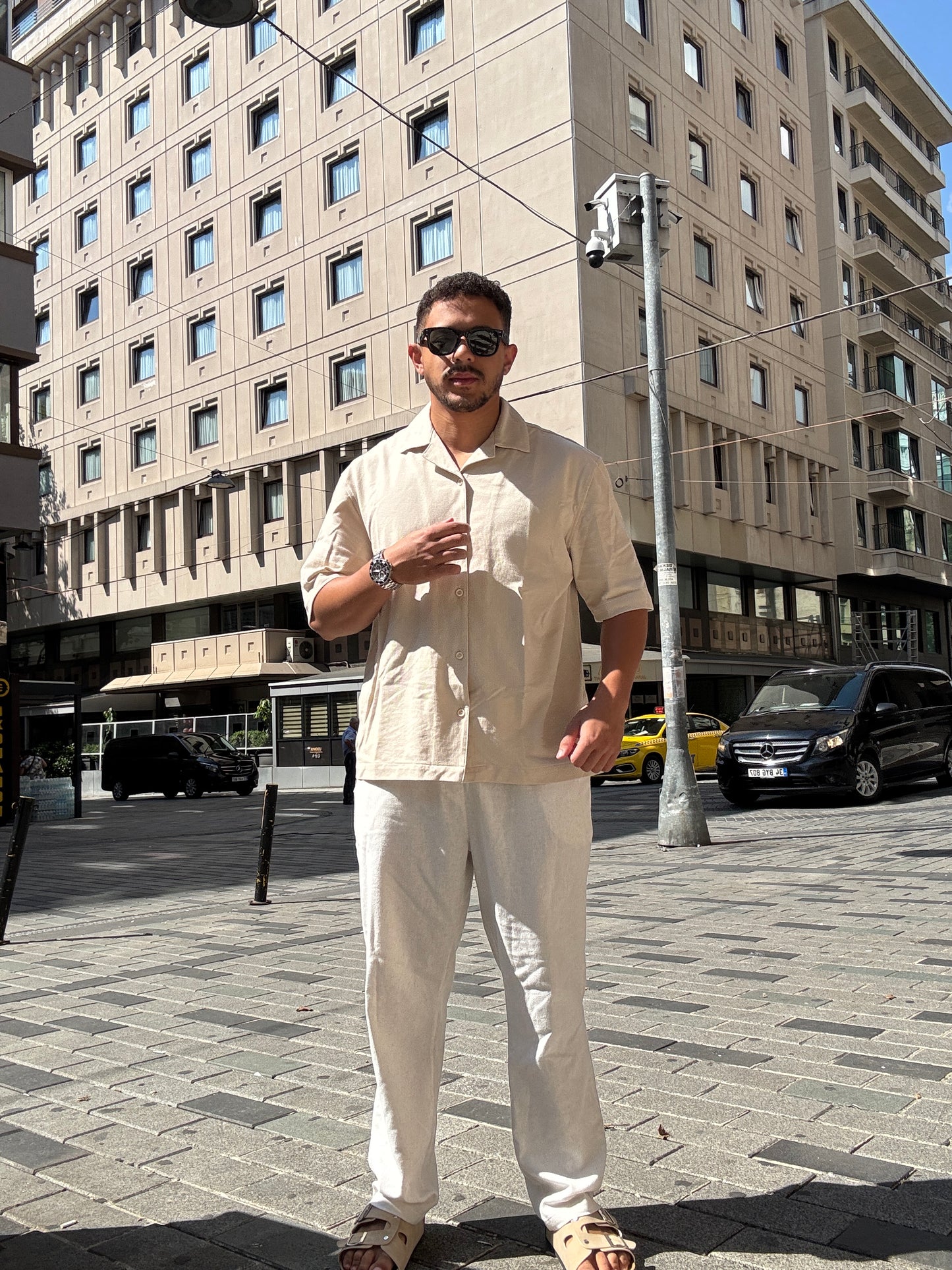 Beige Piqué Shirt