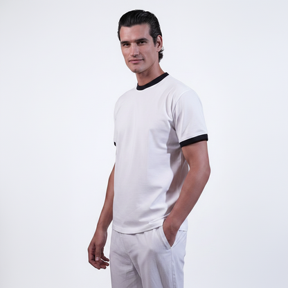 Classic White Ringer Tee