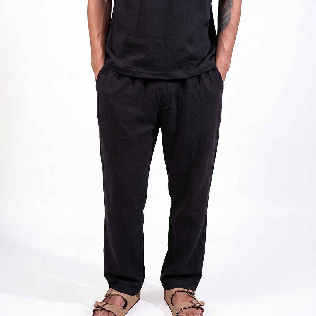 Black Nomad Linen Pants