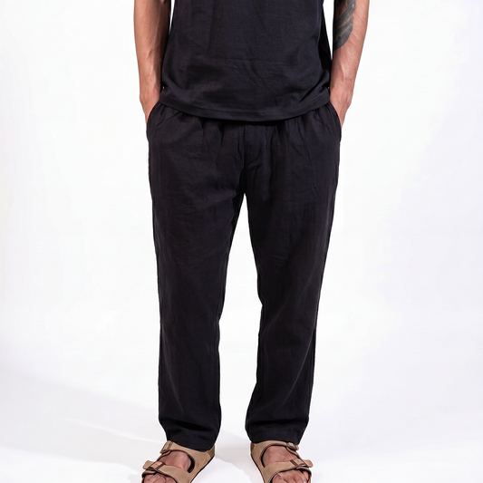 Black Nomad Linen Pants