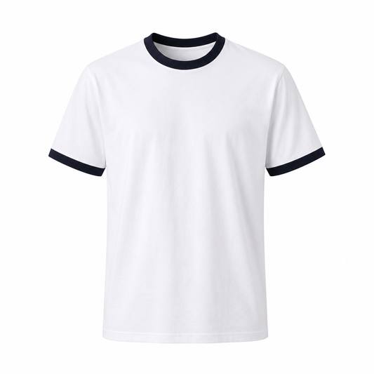 Classic White Ringer Tee