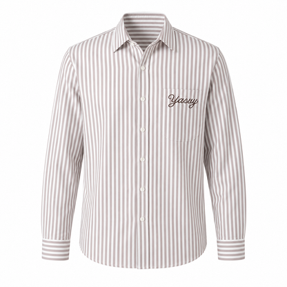 The Burgundy Stripe Shirt