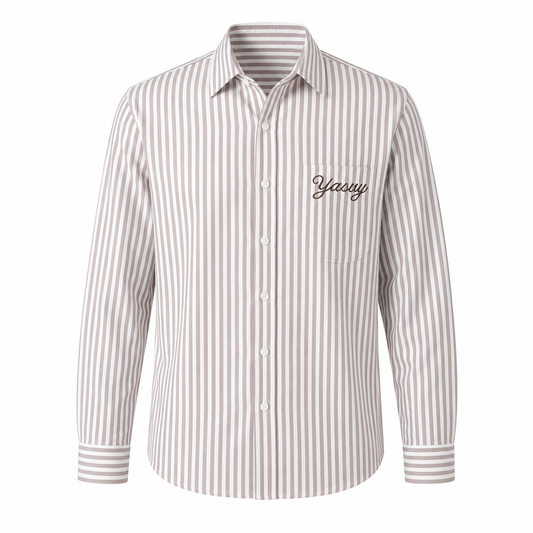 The Burgundy Stripe Shirt