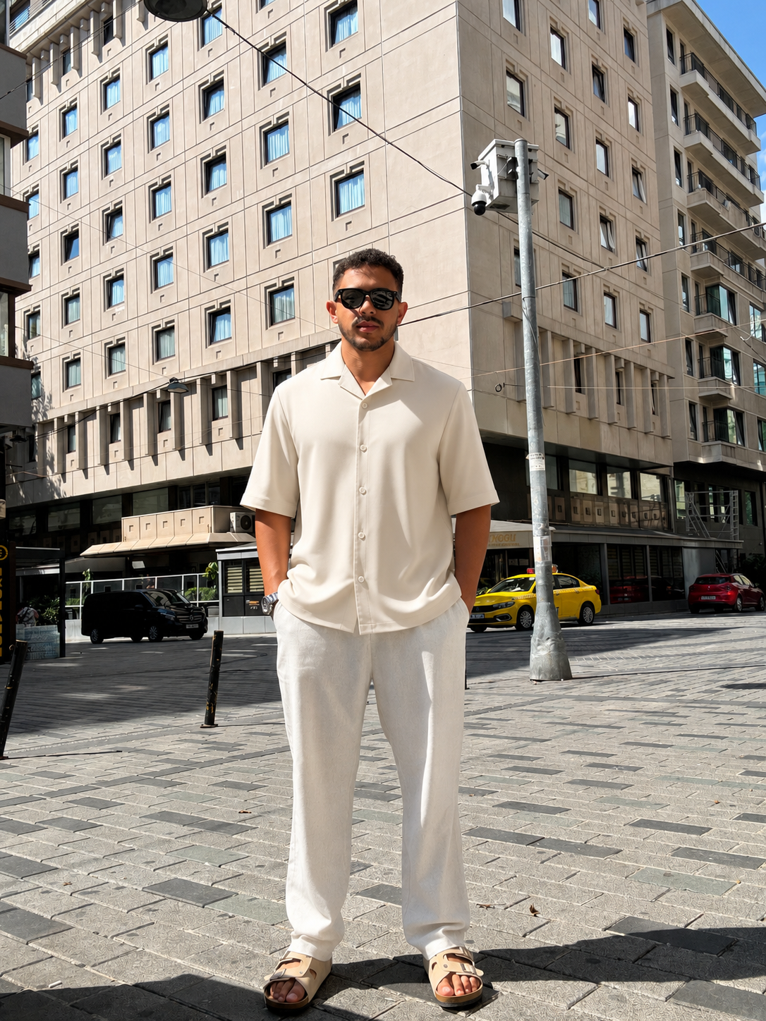 Beige Piqué Shirt
