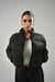 Black puffer cropped