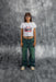 White Cropped Cavity Teeth Tee
