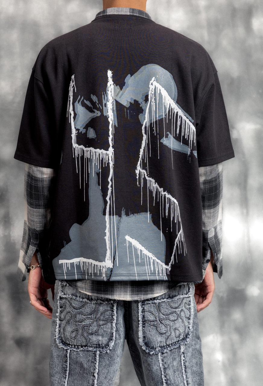 Black YS tee