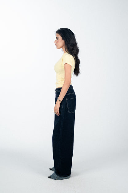 Yellow Cherie Baby Tee