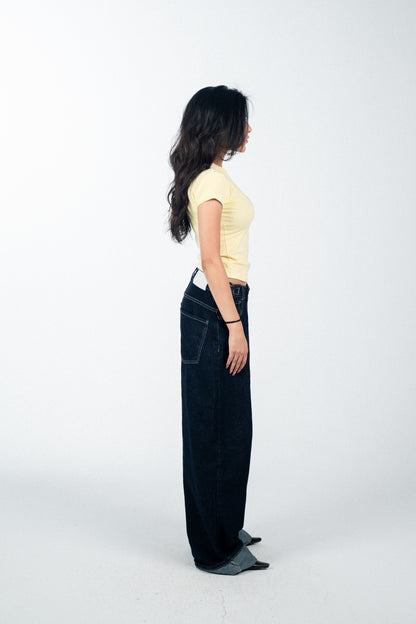 Yellow Cherie Baby Tee