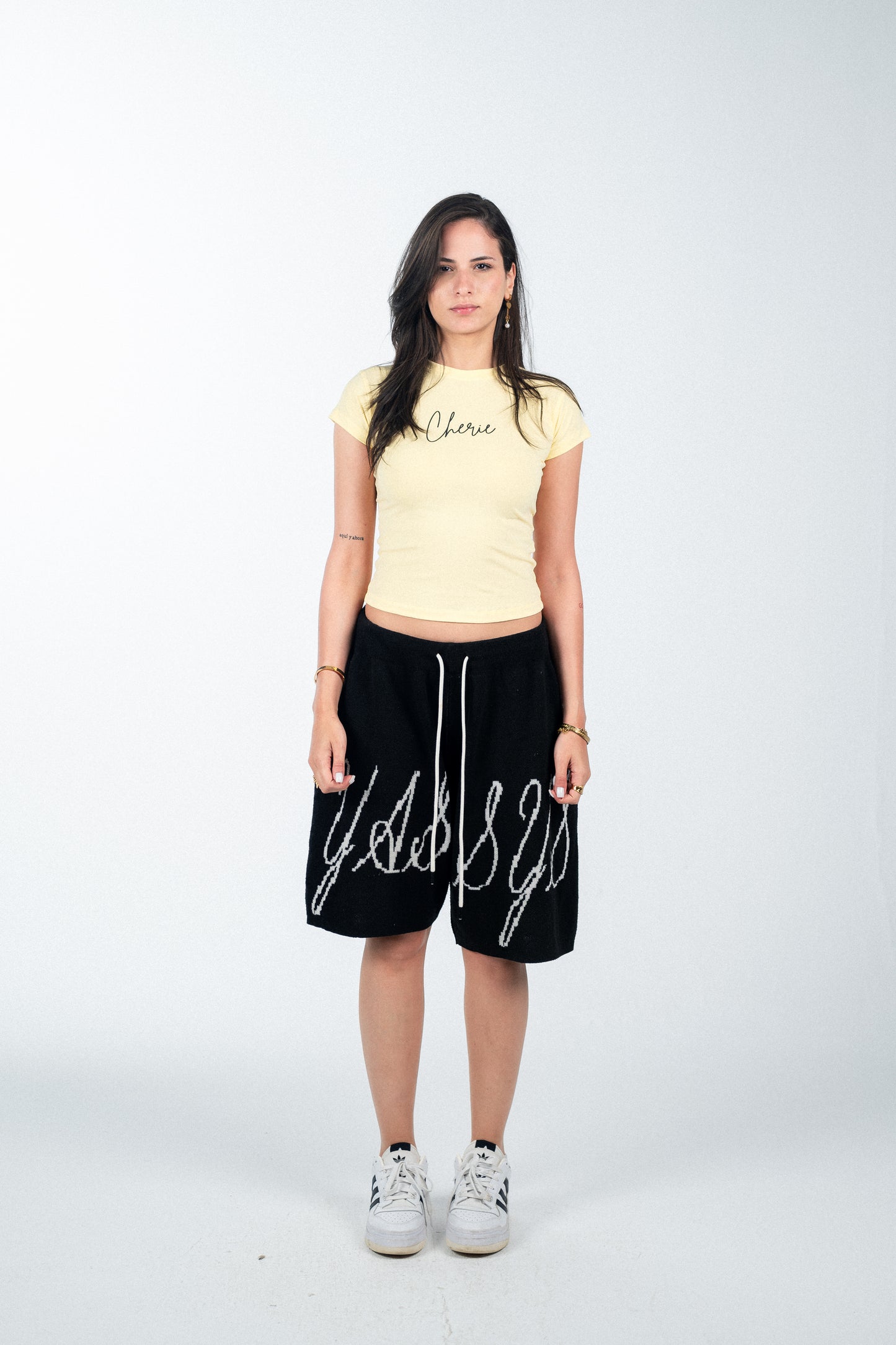 Yellow Cherie Baby Tee