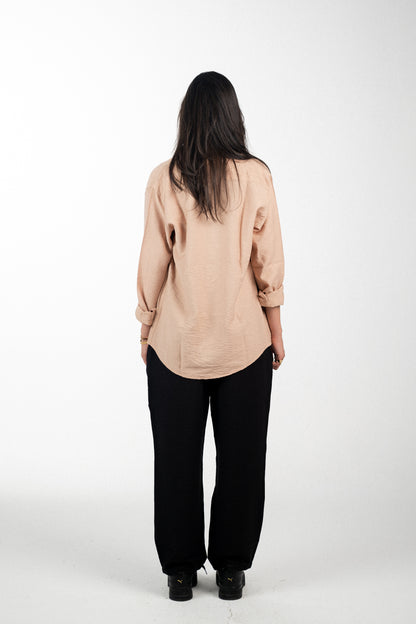 Linen Light Brown Shirt