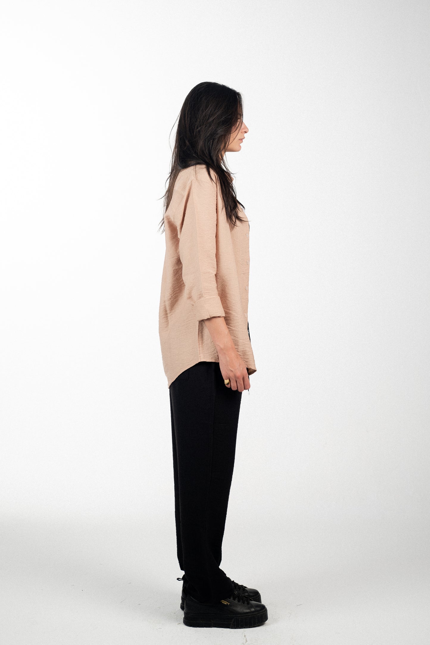 Linen Light Brown Shirt