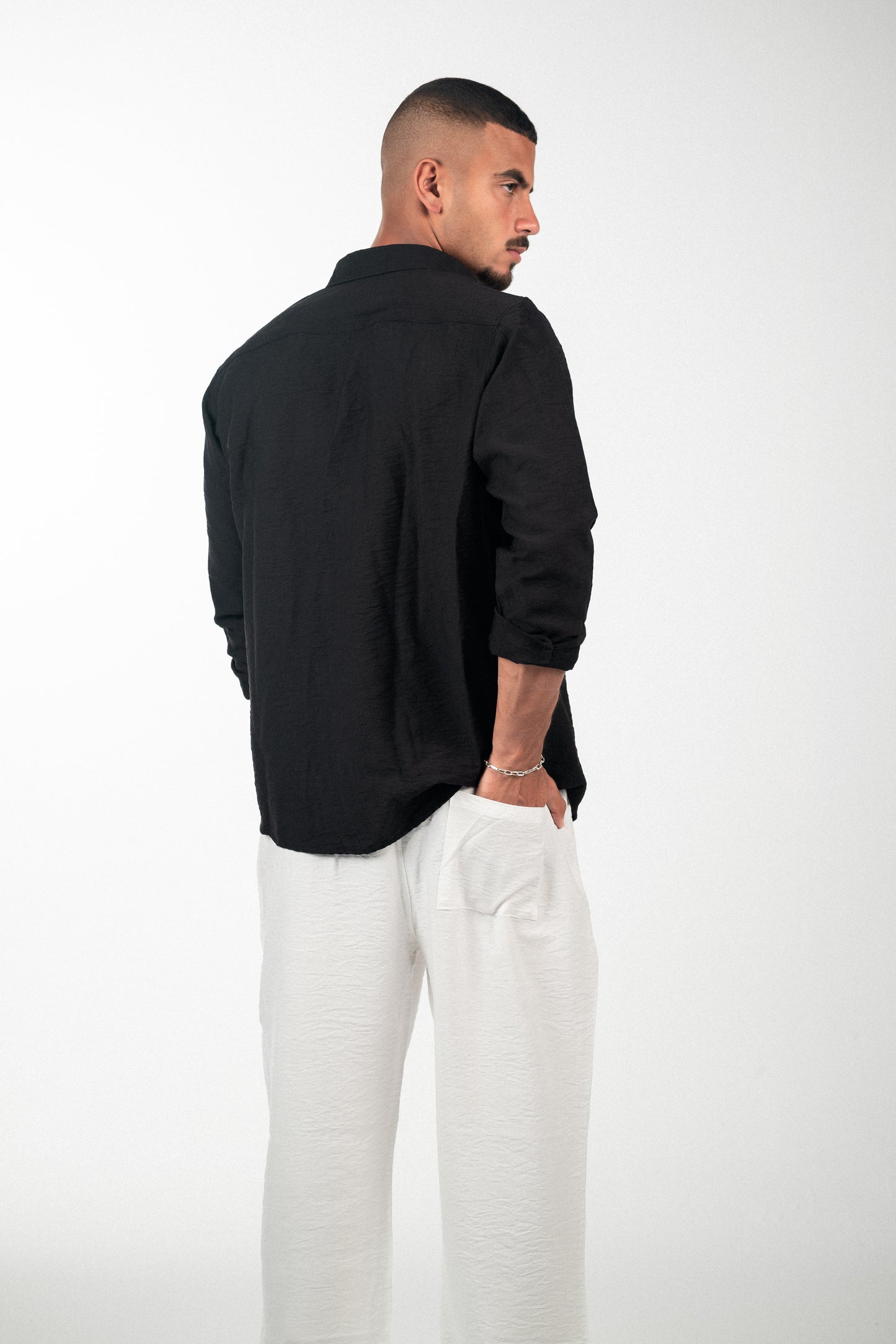 Linen White Pants