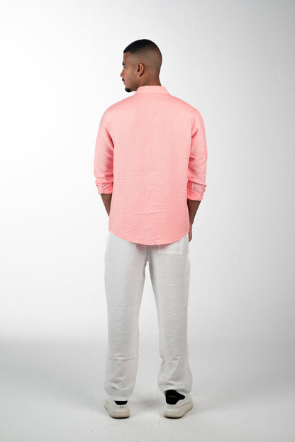 Linen Pink Shirt