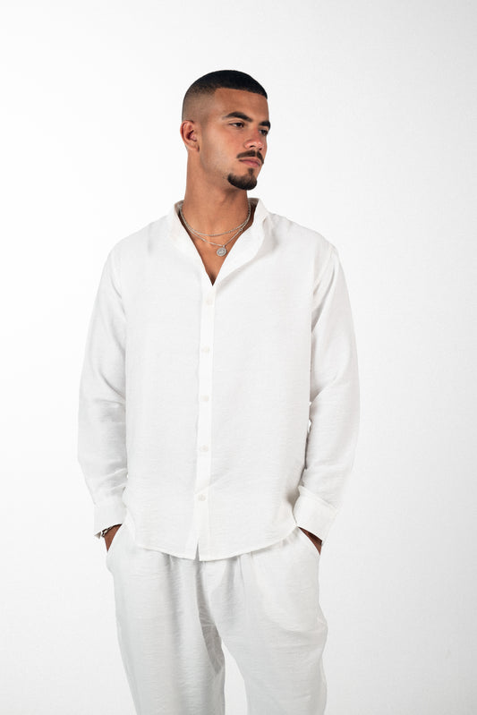 Linen White Shirt