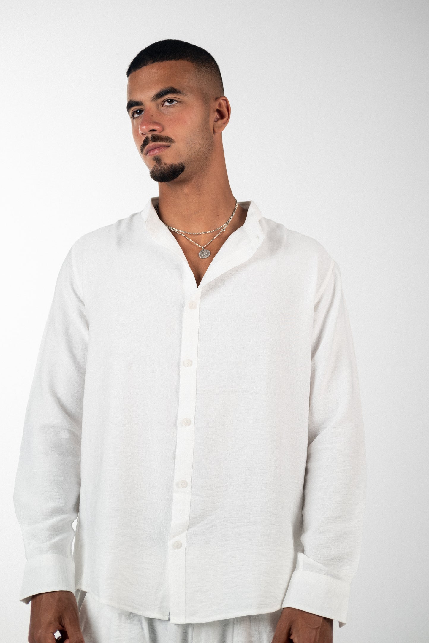 Linen White Shirt